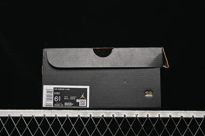 All categories Air Jordan Jordan series basketball shoes Air Jordan 1 Low Air Jordan 1 Low AJ1 Joe 1 blue white black hook low-top cultural casual sneakers 553558-149